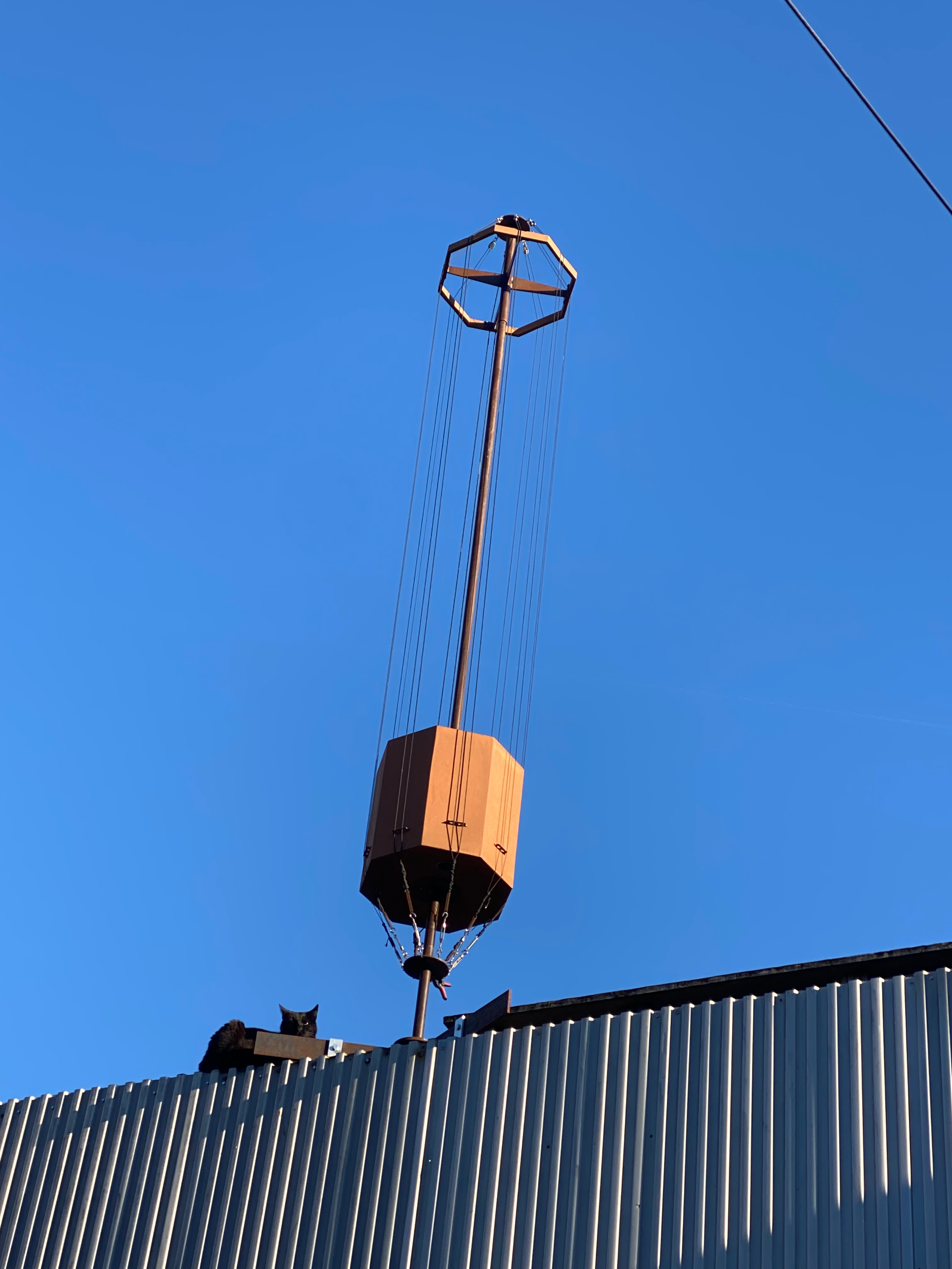 Harpe éolienne Air-Zeitgeist installée à CAP15, Marseille